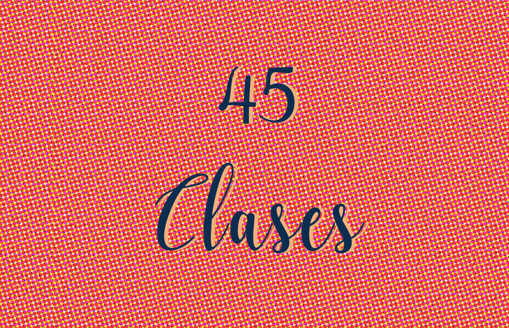 45 clases para registro de marca